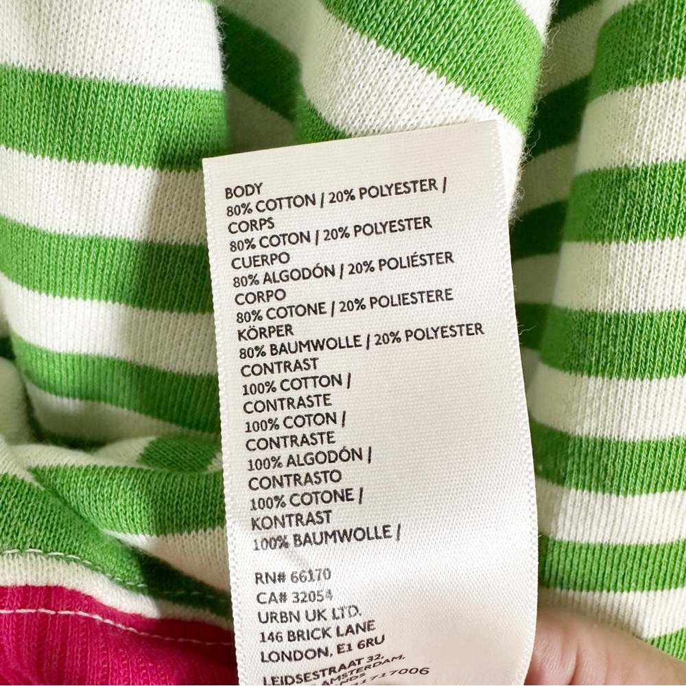 NEW Free People We The Free Classic Striped Oversized Crewneck Sweatshirt M - Picture 11 of 13